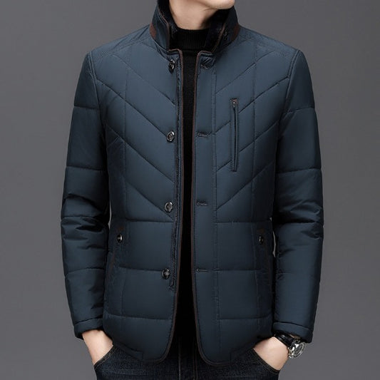 Winter Men's Short Coat Cold-proof High-end Cotton-padded Coat Men