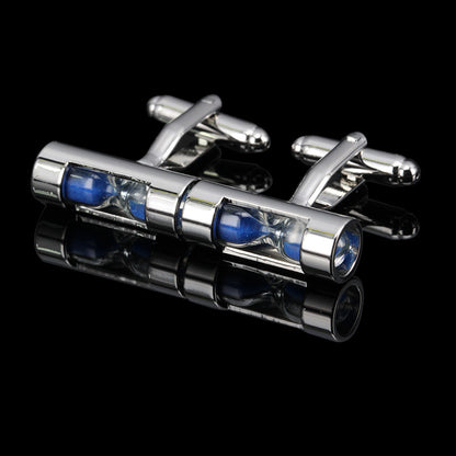 French Blue Hourglass Shirt Cufflinks