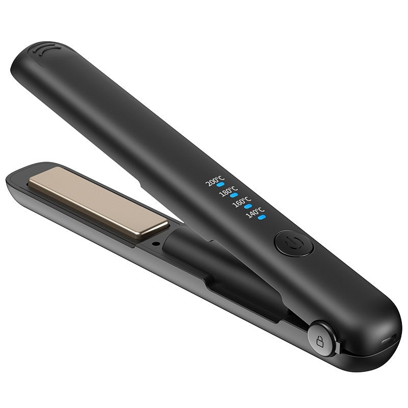 Wireless Hair Straighteners Hair Curler And Straightener Dual-use Charging Hair Curler Plywood