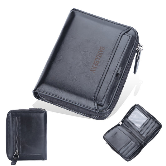 Business Retro Multi Card Slots Wallet Men
