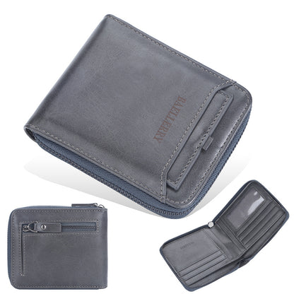 Business Retro Multi Card Slots Wallet Men