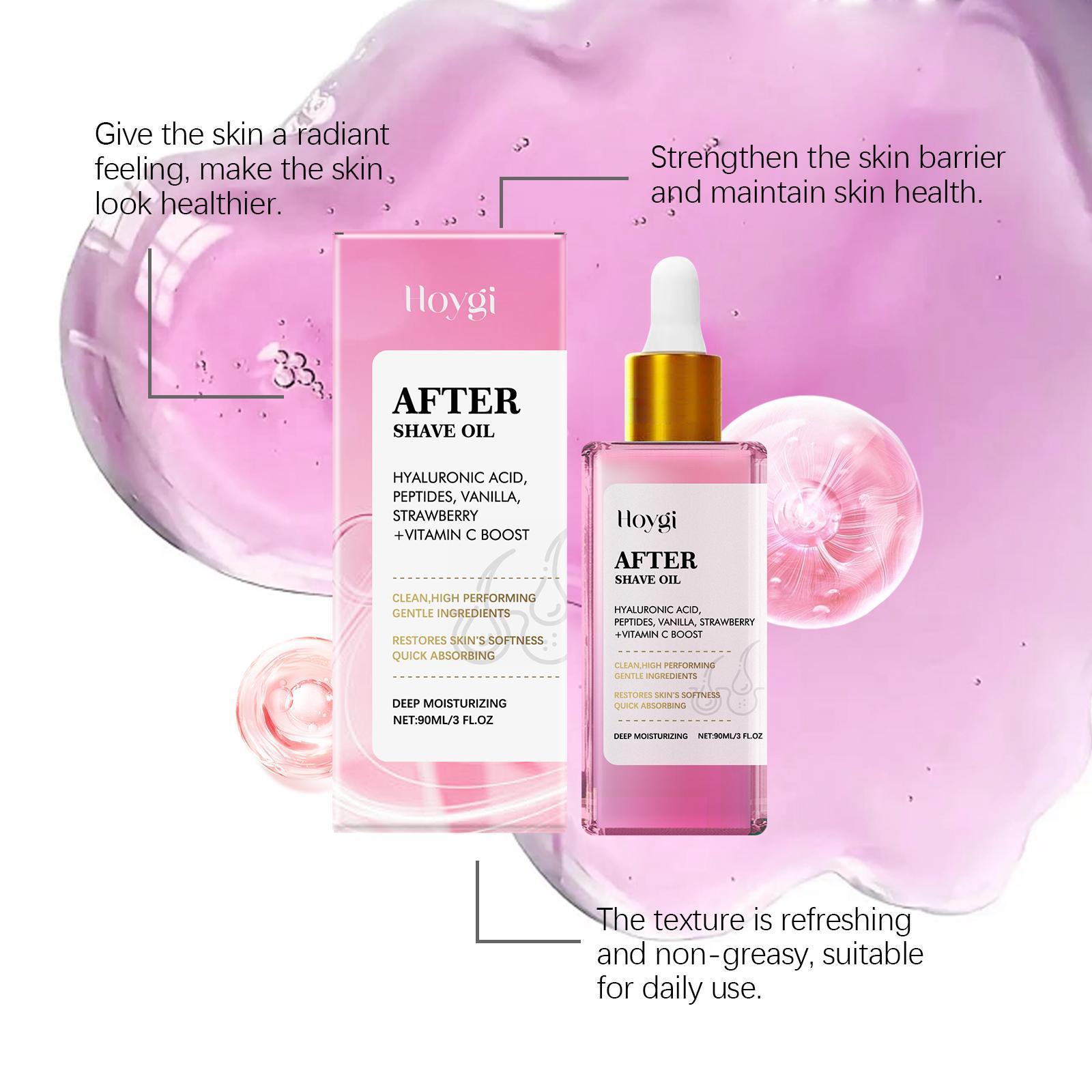 Hoij Strawberry Aftershave Oil Soothing And Moisturizing Daily Care