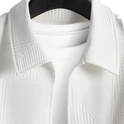 Men's Fashion Comfortable Solid Color Shirt Coat