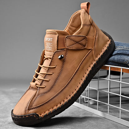 Men's Mid Top Martin Boots Outdoor Casual Shoes
