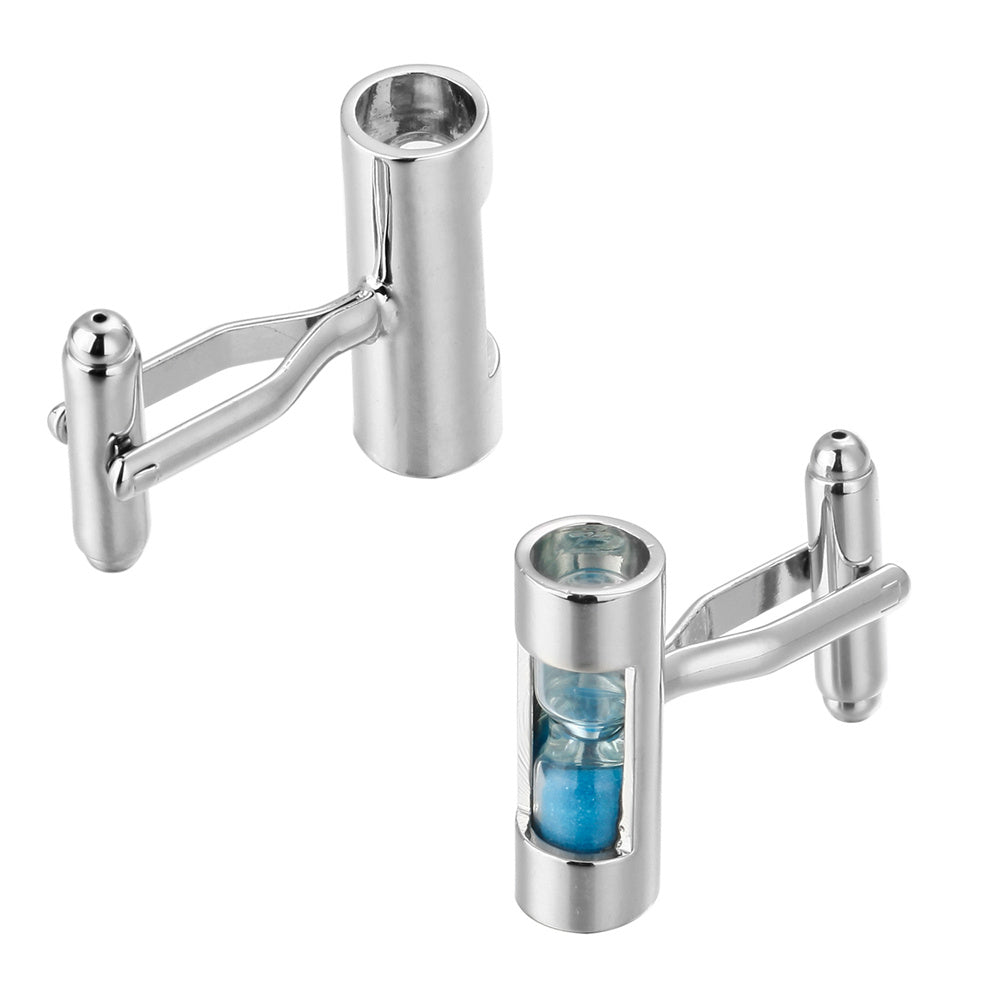 French Blue Hourglass Shirt Cufflinks