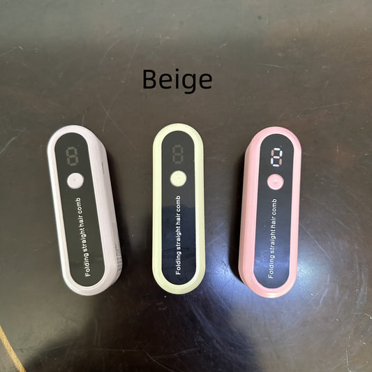 Straight Comb Wireless Charging Portable Negative Ion Hair Straightener