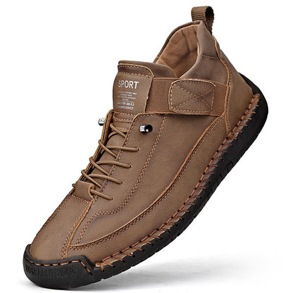 Men's Mid Top Martin Boots Outdoor Casual Shoes