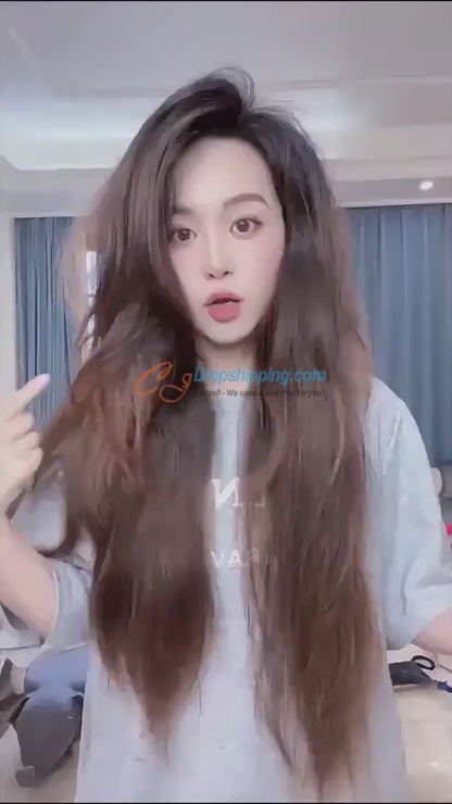 Mini Hair Straightening Comb Wireless Charging Portable Multifunctional Hair Care Not Hurt Hair Styling Comb Hair Straightener